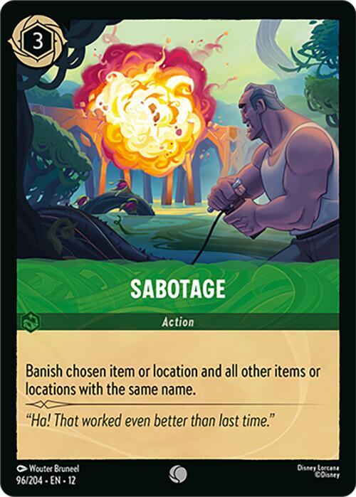 Sabotage - Wilds Unknown (12) 