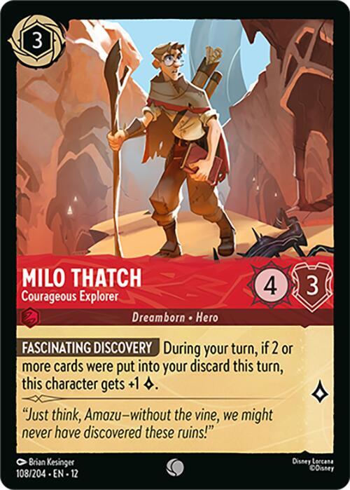 Milo Thatch - Courageous Explorer - Wilds Unknown (12) 