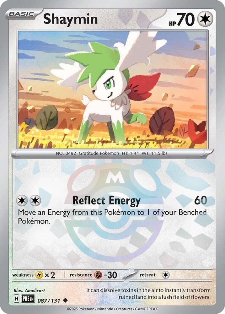 Shaymin (Master Ball Pattern) - SV: Prismatic Evolutions (PRE)