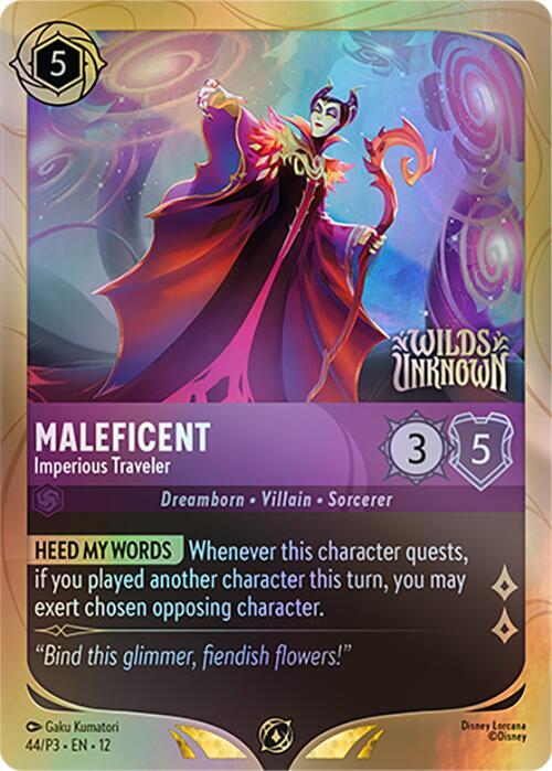 Maleficent - Imperious Traveler - Disney Lorcana Promo Cards (DLPC) 