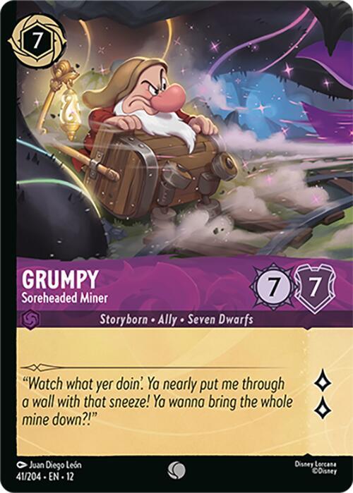 Grumpy - Soreheaded Miner (Foil) - Wilds Unknown (12) 