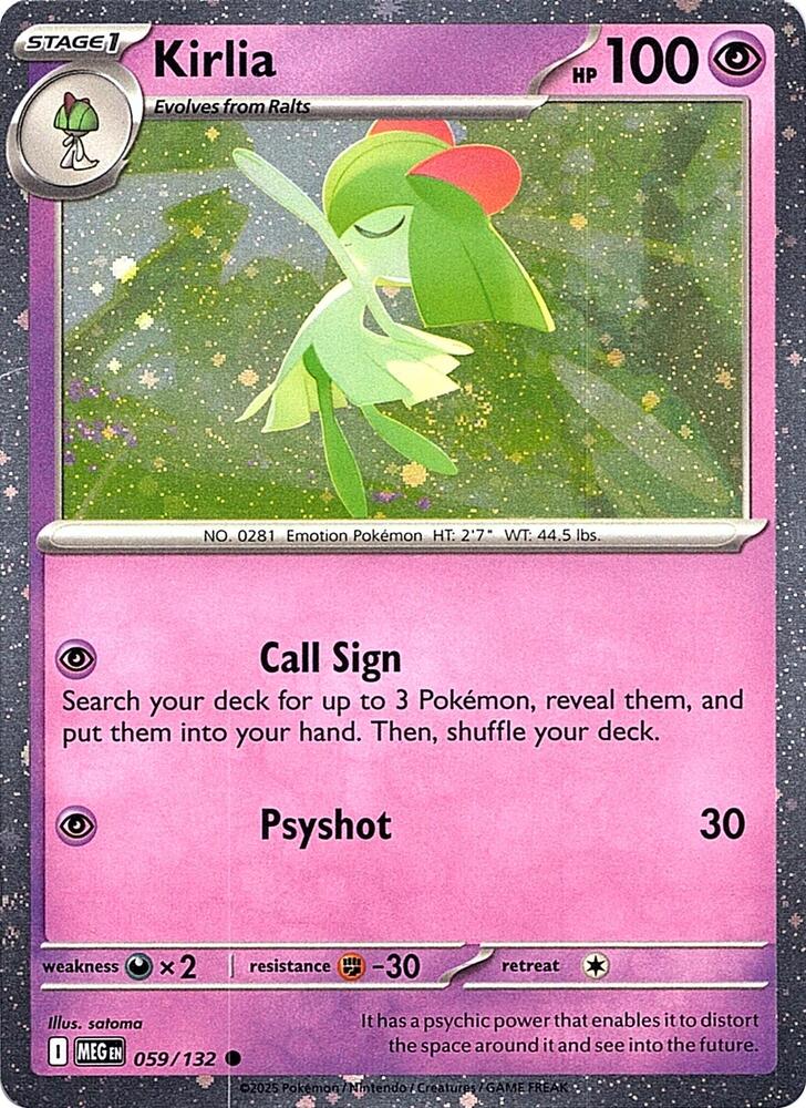 Kirlia (Cosmos Holo) - Miscellaneous Cards & Products (MCAP)