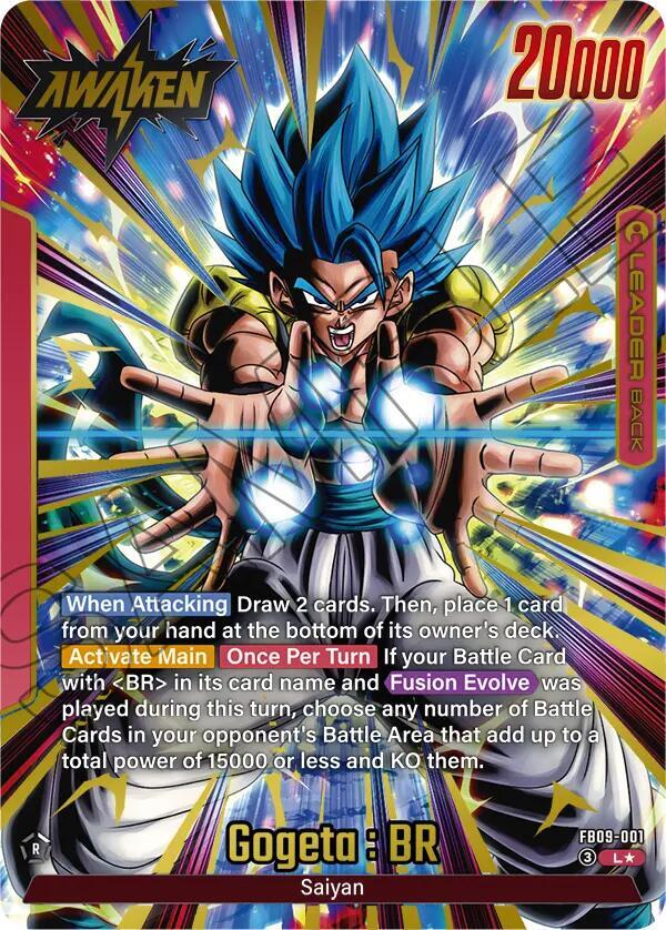 Gogeta : BR - FB09-001 (Alternate Art) - Dual Evolution (FB09)
