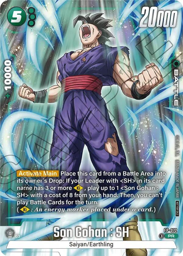 Son Gohan : SH - FP-072 (Tournament Pack 10) - Tournament and Championship Promos (DBSFW_TPR)