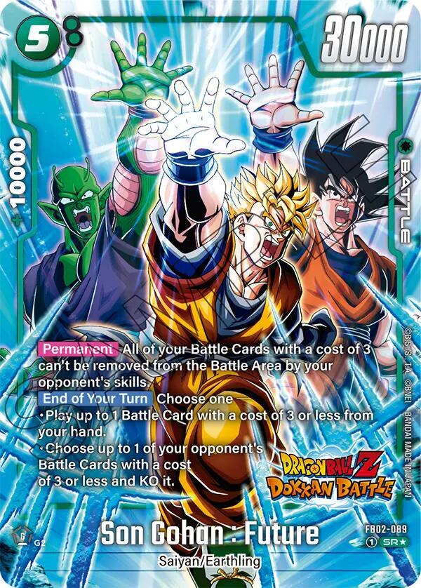 Son Gohan : Future (Dragon Ball Z Dokkan Battle Alternate Art) - Blazing Aura Alternate Art Reprints (FB02_AR)