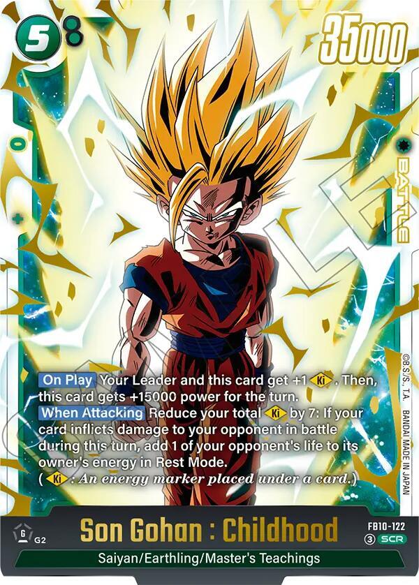 Son Gohan : Childhood - FB10-122 - Cross Force (FB10)