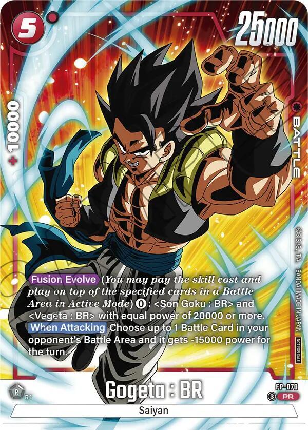 Gogeta : BR (Tournament Pack 10) - Tournament and Championship Promos (DBSFW_TPR)