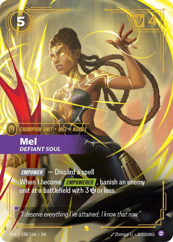 Mel - Defiant Soul (Overnumbered) - Vendetta (VEN)