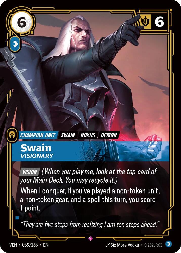 Swain, Visionary - Vendetta (VEN)