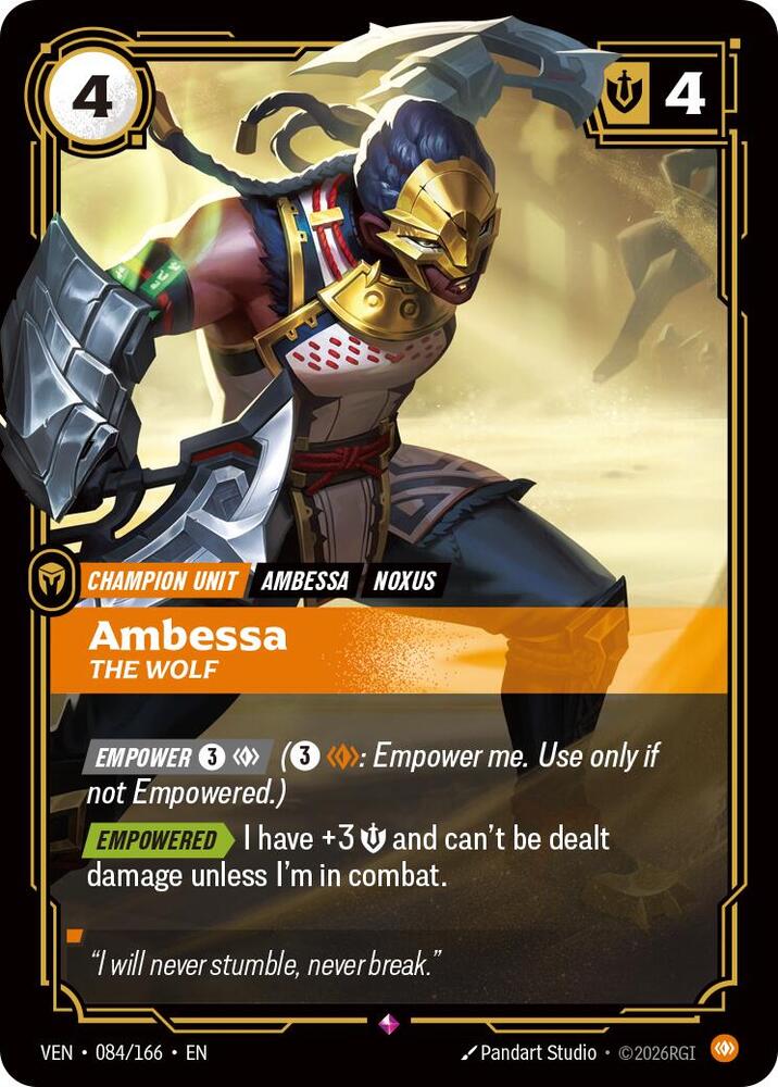 Ambessa, The Wolf - Vendetta (VEN)