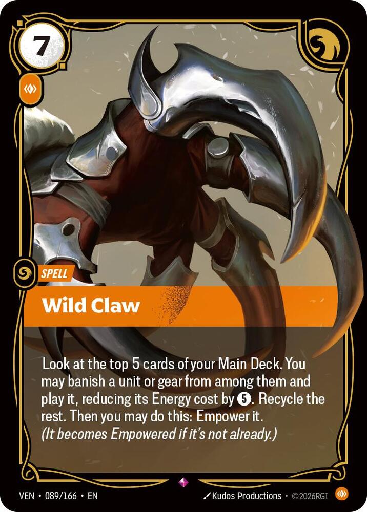 Wild Claw - Vendetta (VEN)