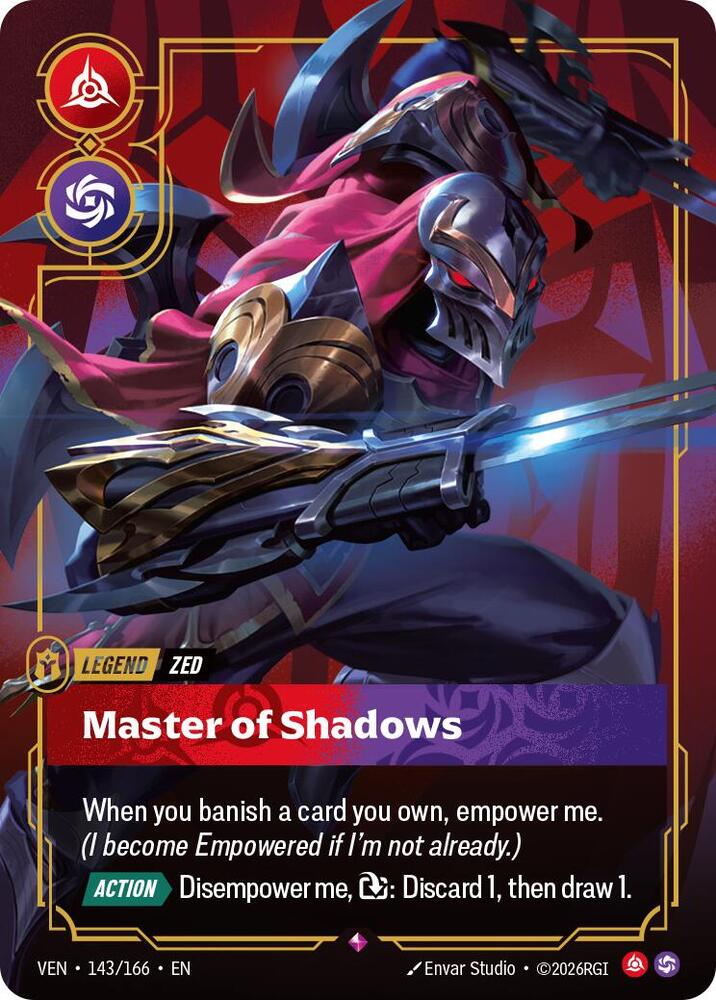 Zed, Master of Shadows - Vendetta (VEN)