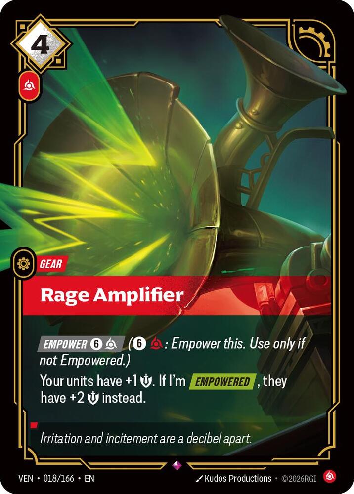 Rage Amplifier - Vendetta (VEN)