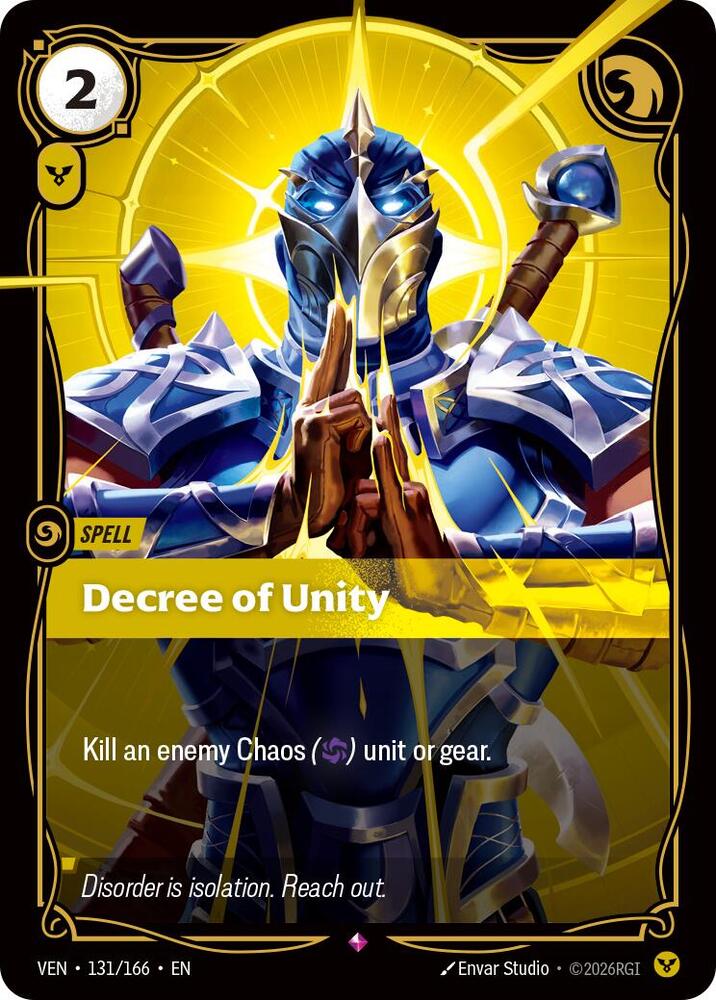 Decree of Unity - Vendetta (VEN)