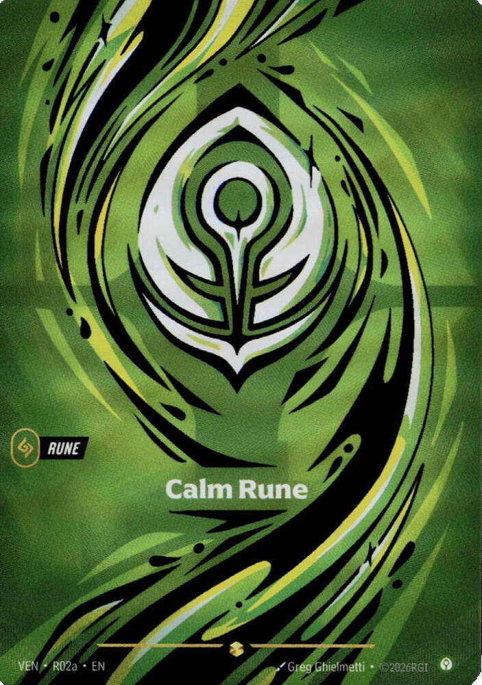 Calm Rune (R02a) - Vendetta (VEN)