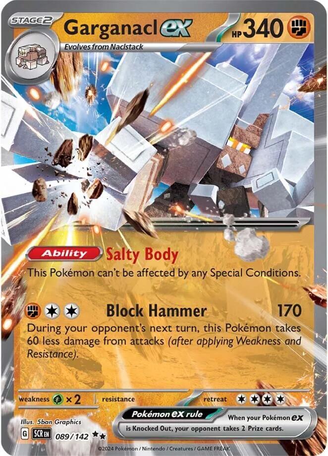Garganacl ex - SV07: Stellar Crown 089/142