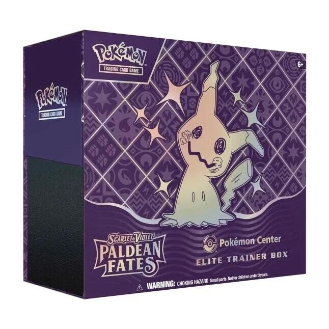 Paldean Fates Pokemon Center Elite Trainer Box (Exclusive) - SV: Paldean Fates