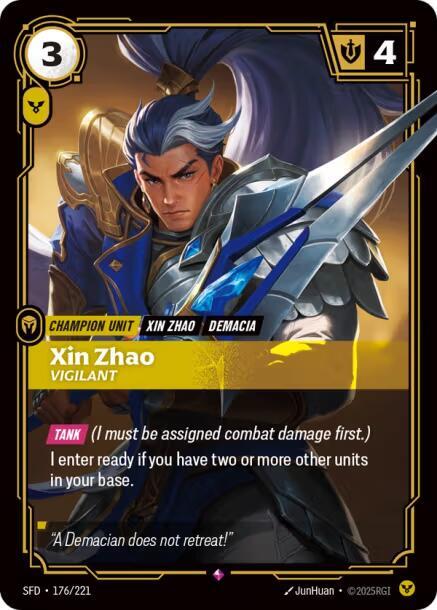 Xin Zhao, Vigilant - Spiritforged (SFD)