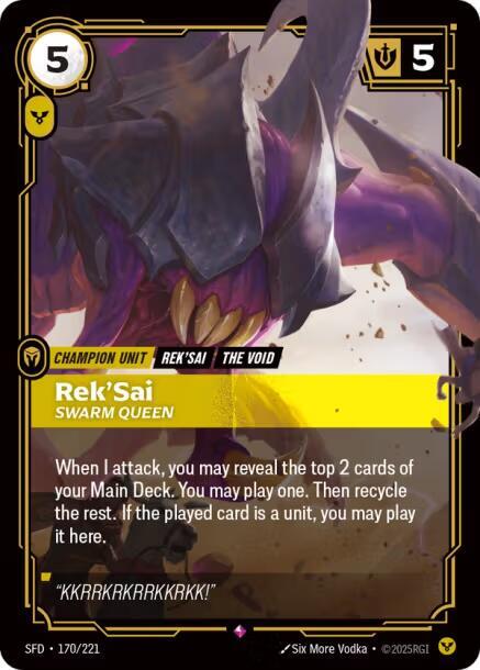 Rek'Sai, Swarm Queen - Spiritforged (SFD)