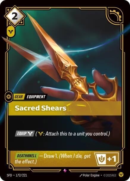 Sacred Shears - Spiritforged (SFD)