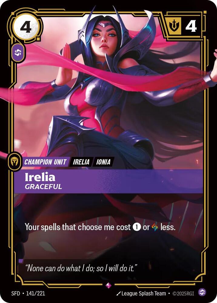 Irelia, Graceful - Spiritforged (SFD)