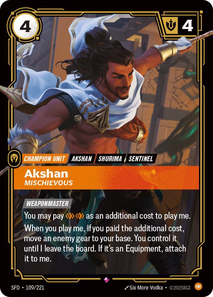 Akshan, Mischievous - Spiritforged (SFD)