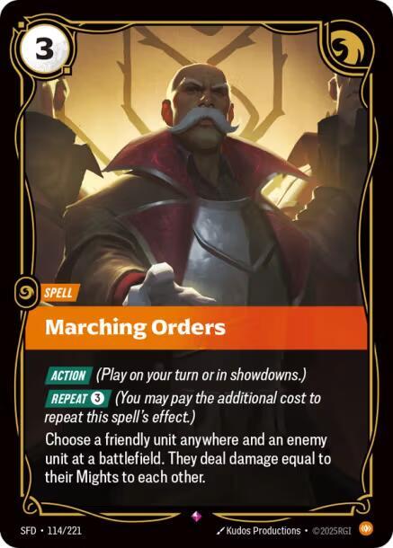 Marching Orders - Spiritforged (SFD)