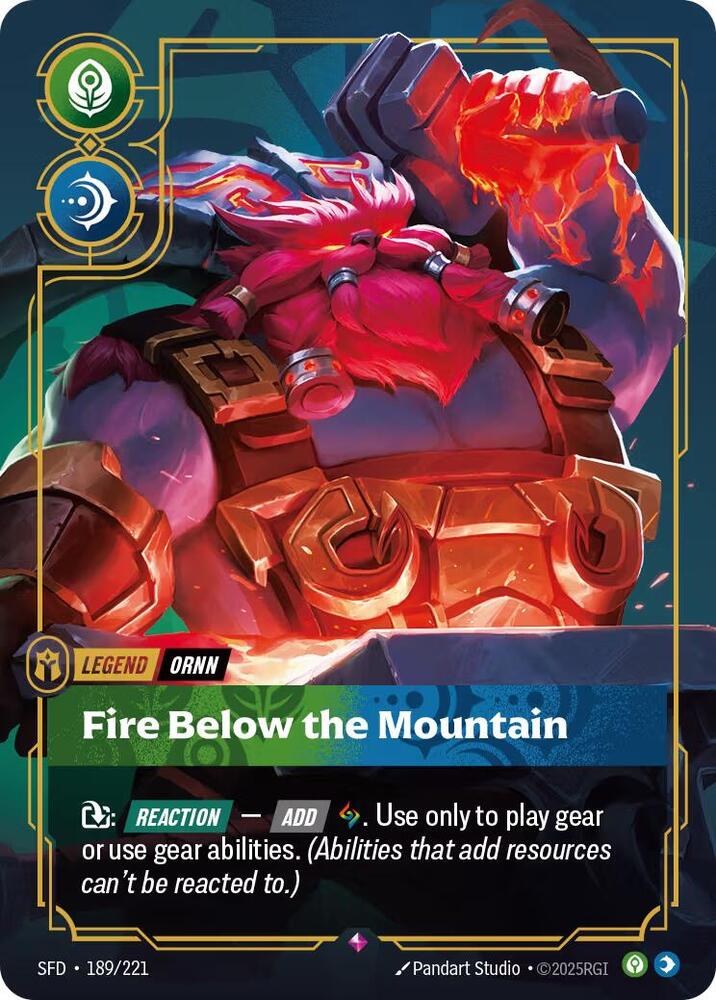 Ornn, Fire Below the Mountain - Spiritforged (SFD)
