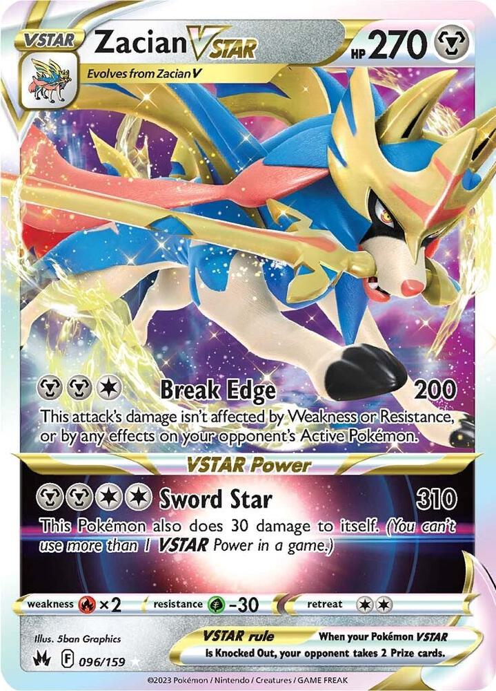 Zacian VSTAR - SWSH: Crown Zenith (CRZ)
