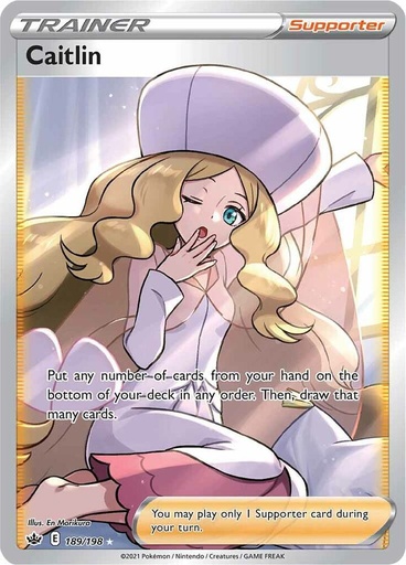 Caitlin (Full Art) - SWSH06: Chilling Reign 189/198