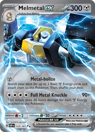 Melmetal ex - SV03: Obsidian Flames 153/197