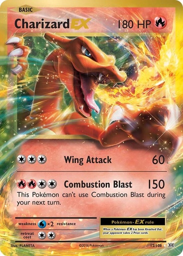 Charizard EX - XY - Evolutions 012/108
