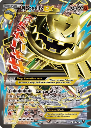 M Steelix EX (Full Art) - XY - Steam Siege 109/114