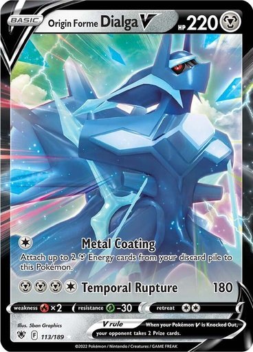 Origin Forme Dialga V - SWSH10: Astral Radiance 113/189