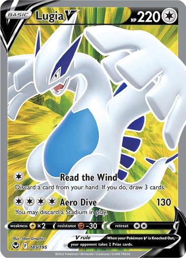 Lugia V (Full Art) - SWSH12: Silver Tempest 185/195