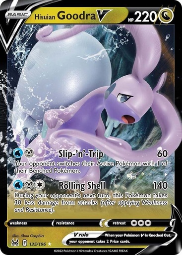 Hisuian Goodra V - SWSH11: Lost Origin 135/196