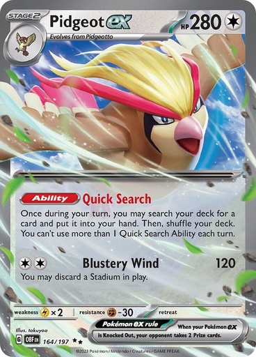 Pidgeot ex - SV03: Obsidian Flames (OBF)