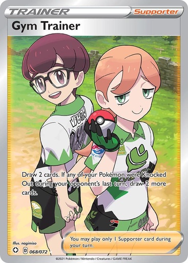 Gym Trainer (Full Art) - Shining Fates 068/072