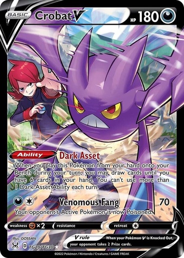 Crobat V - SWSH11: Lost Origin Trainer Gallery TG20/TG30