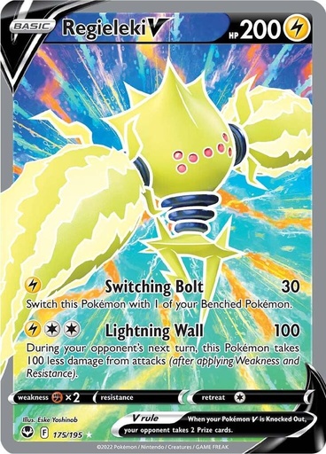 Regieleki V (Full Art) - SWSH12: Silver Tempest 175/195