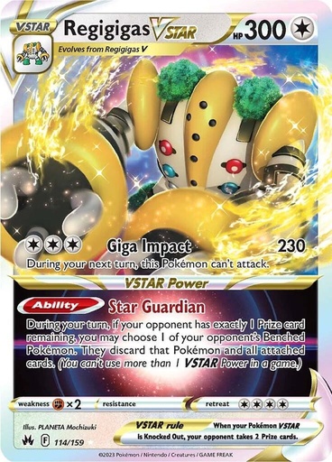 Regigigas VSTAR - Crown Zenith (CRZ) 114/159