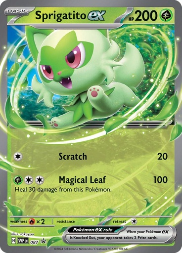 Sprigatito ex - 087 - SV: Scarlet & Violet Promo Cards