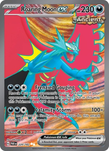 Roaring Moon ex - 229/182 - SV04: Paradox Rift (PAR)