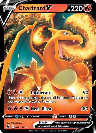 Charizard V - Crown Zenith (CRZ) 018/159