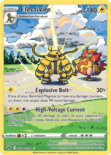 Electivire - Crown Zenith: Galarian Gallery GG08/GG70