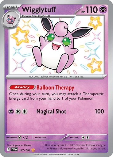 Wigglytuff - SV: Paldean Fates (PAF) 147/091