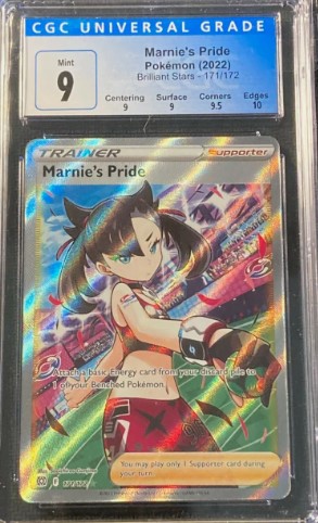 Marnie's Pride (Full Art) - SWSH09: Brilliant Stars CGC 9