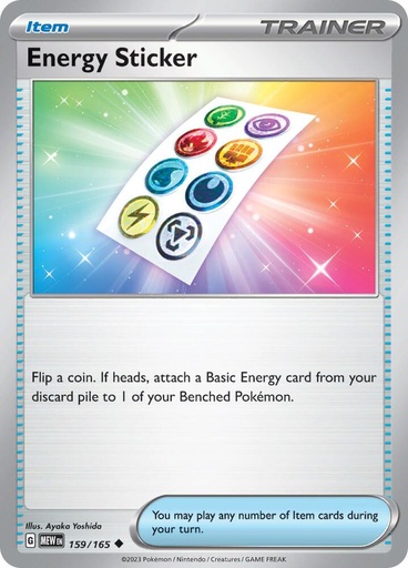 Energy Sticker - SV: Scarlet & Violet 151 (MEW) 159/165