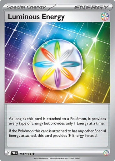 Luminous Energy - SV02: Paldea Evolved (PAL) 191/193