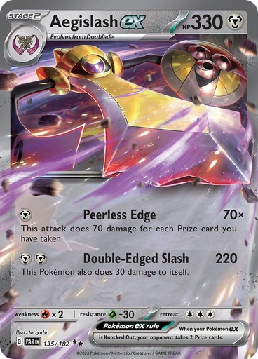 Aegislash ex - SV04: Paradox Rift (PAR) 135/182